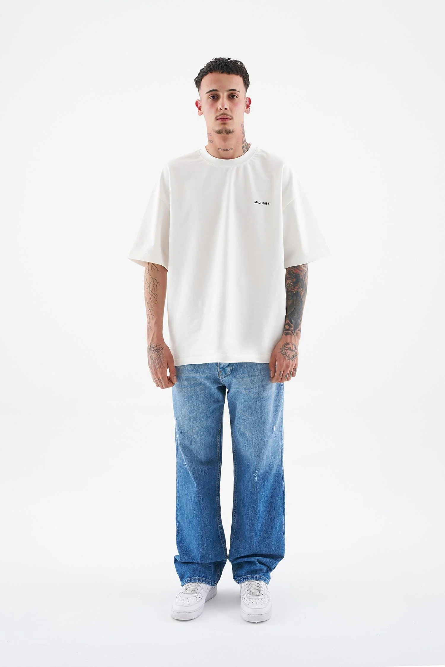 Erkek Ethnical Patterned Jean Mavi - Image 5
